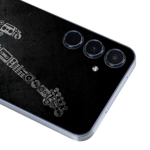 Guitar Pattern Galaxy A55 5G Skin